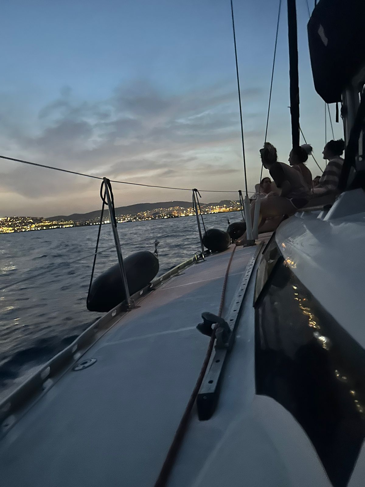 yacht charter athens gallery – guests on board